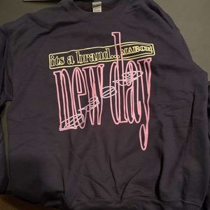 Unisex Multicolored “Brand New Day” Sweatshirt